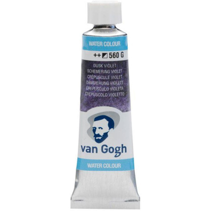 Краски акварельные "Van Gogh", 560 гранулированый фиолетовый, 10 мл, туба