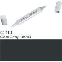 Маркер перманентный "Copic Sketch", С-10 холодный серый №10