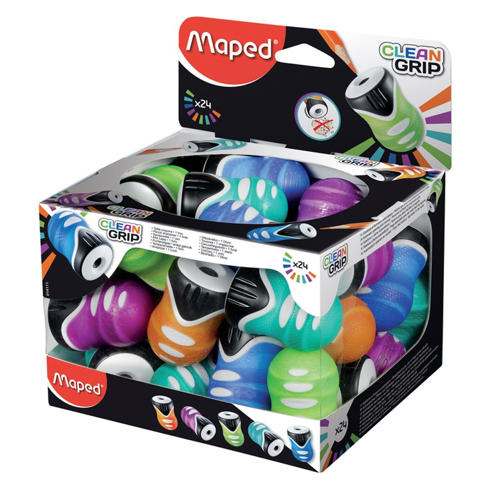 Точилка Maped  "Clean Grip", 1 отверстие, с контейнером - 6
