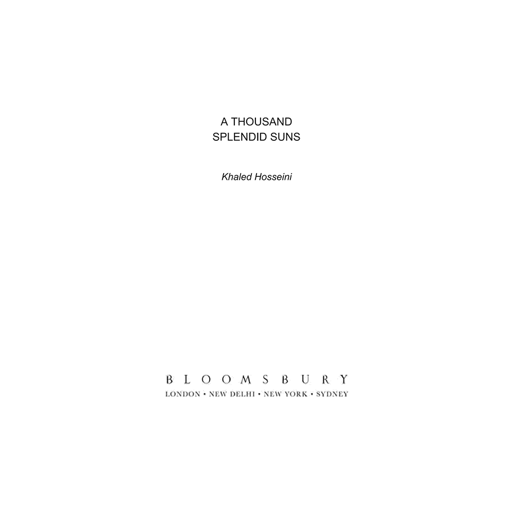 Книга на английском языке "A Thousand Splendid Suns", Khaled Hosseini  - 2