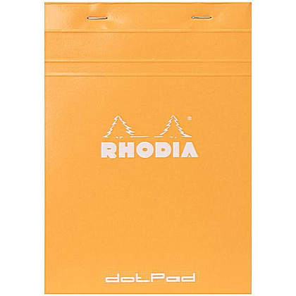Блокнот "Rhodia", A5, 80 листов, клетка, оранжевый