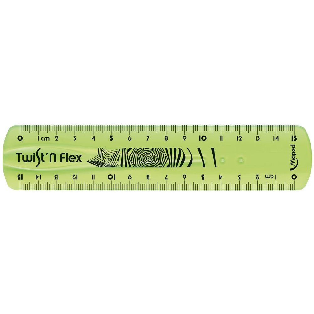 Линейка Maped "Twist n Flex", 15 см, ассорти - 2