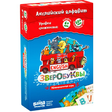 Игра настольная "Зверобуквы English"