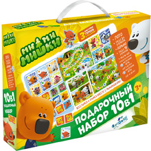 Игра настольная Origami "МиМиМишки" для малышей (лото, домино, пазлы, "от 1 до 10", "от А до Я")