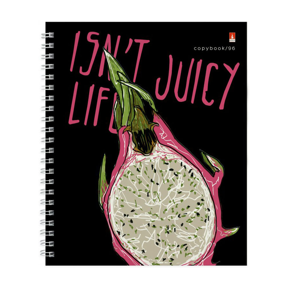 Тетрадь "Juicy life", А5+, 96 листов, клетка, ассорти - 2