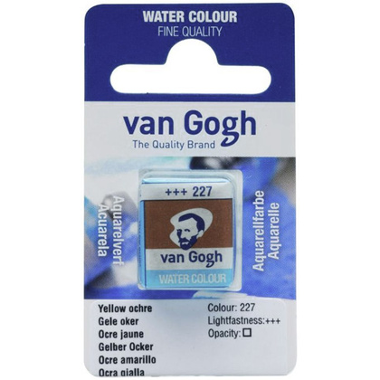 Краски акварельные "Van Gogh", 227 желтая охра, кювета