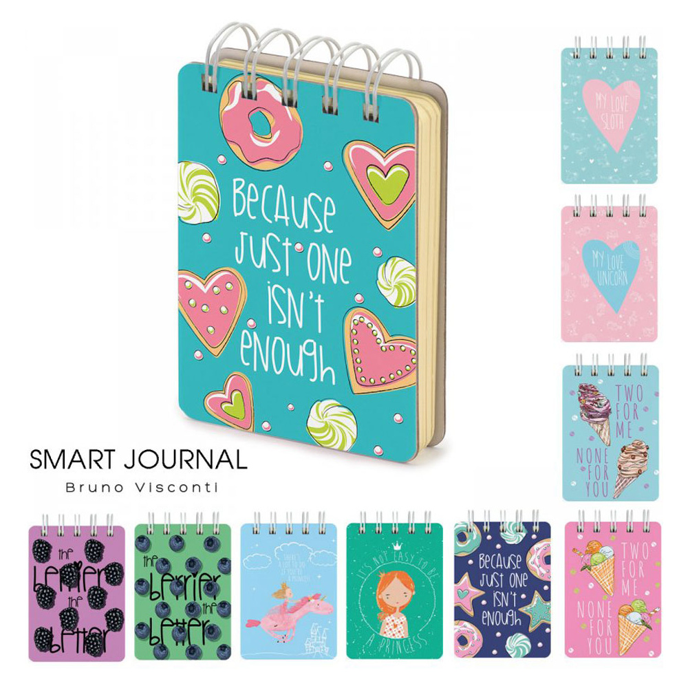 Блокнот "Smart Journal", A7, 108 листов, линованный, ассорти - 2