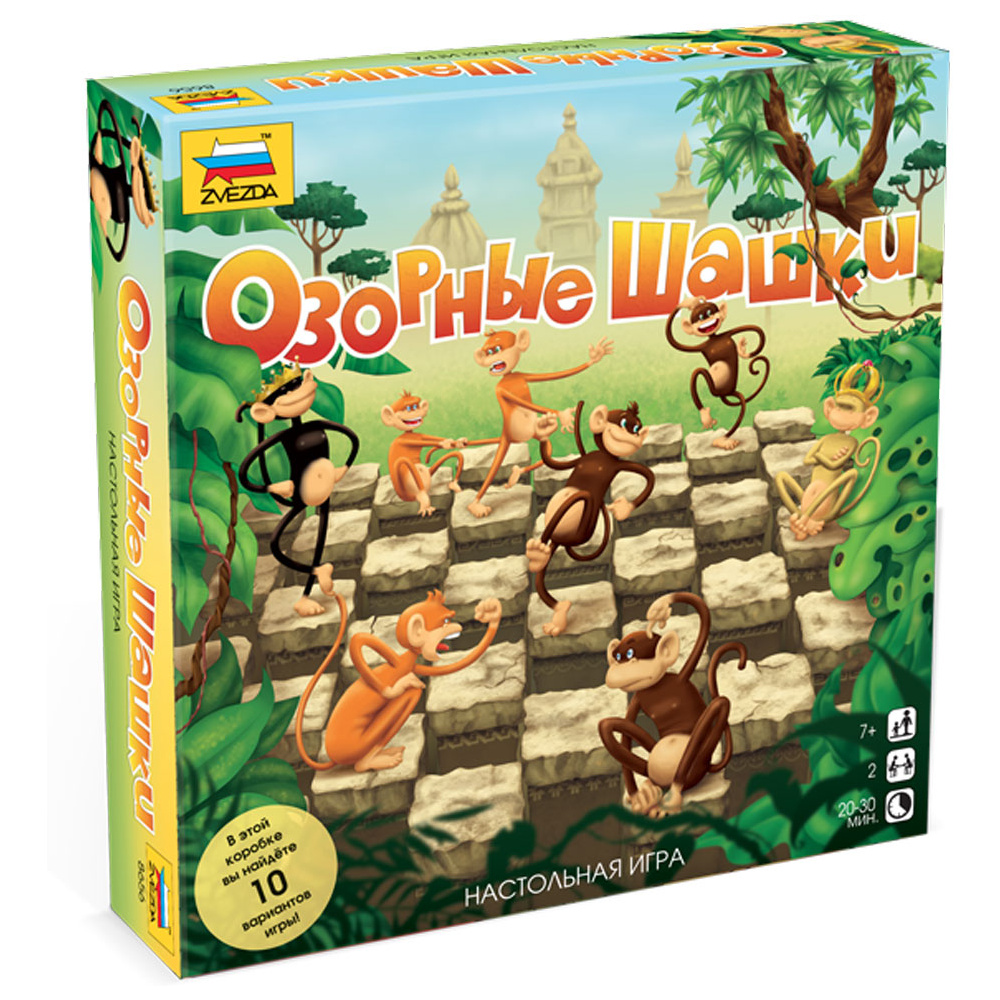 Игра настольная "Озорные шашки"