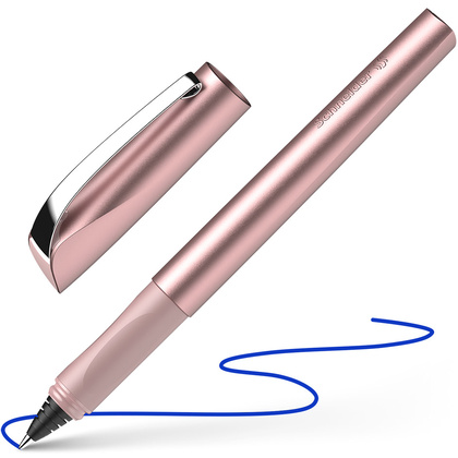 Ручка-роллер "Schneider Ceod Shiny", M, пудровый розовый, стерж. синий - 2