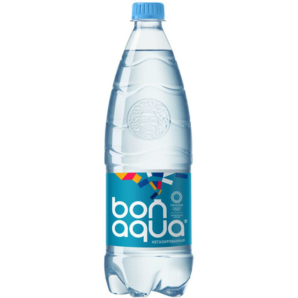 Вода питьевая "Bonaqua", негазированная, 1 л