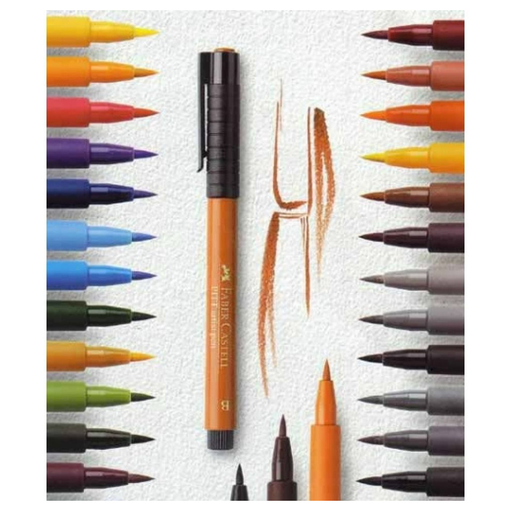 Маркер-кисть "Pitt Artist Pens Brush", 6 шт., земляные оттенки - 6