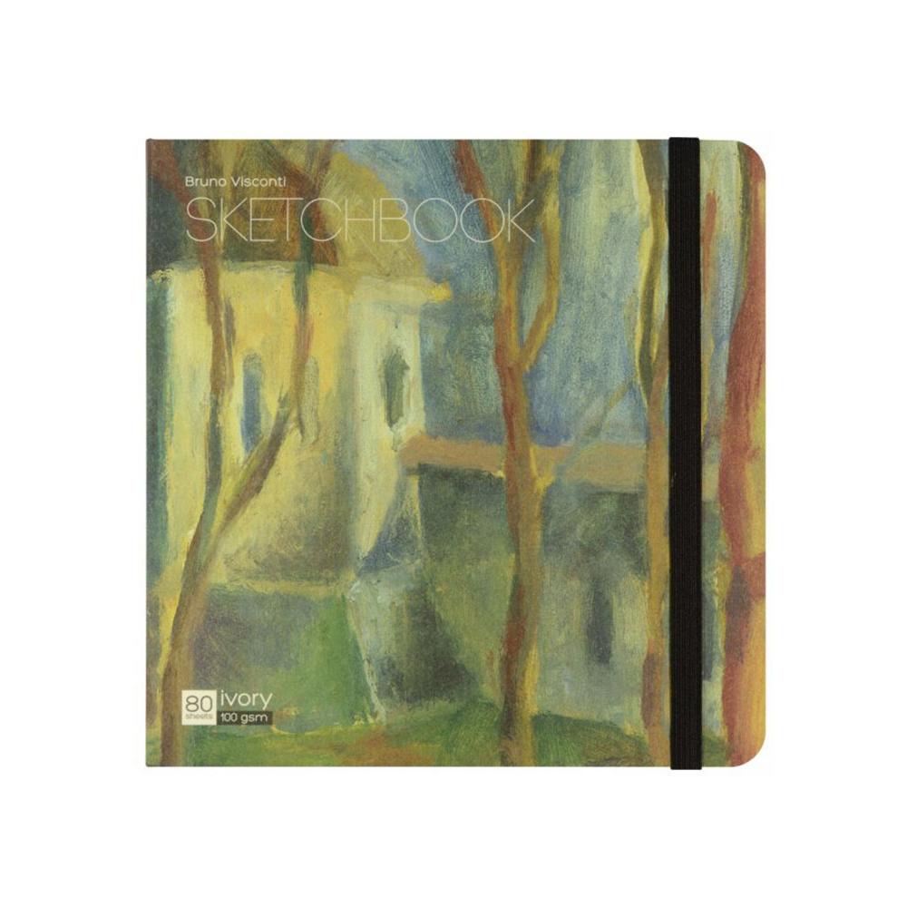 Скетчбук "Bruno Visconti", 20x20 см, 100 г/м2, 80 листов, ассорти - 4