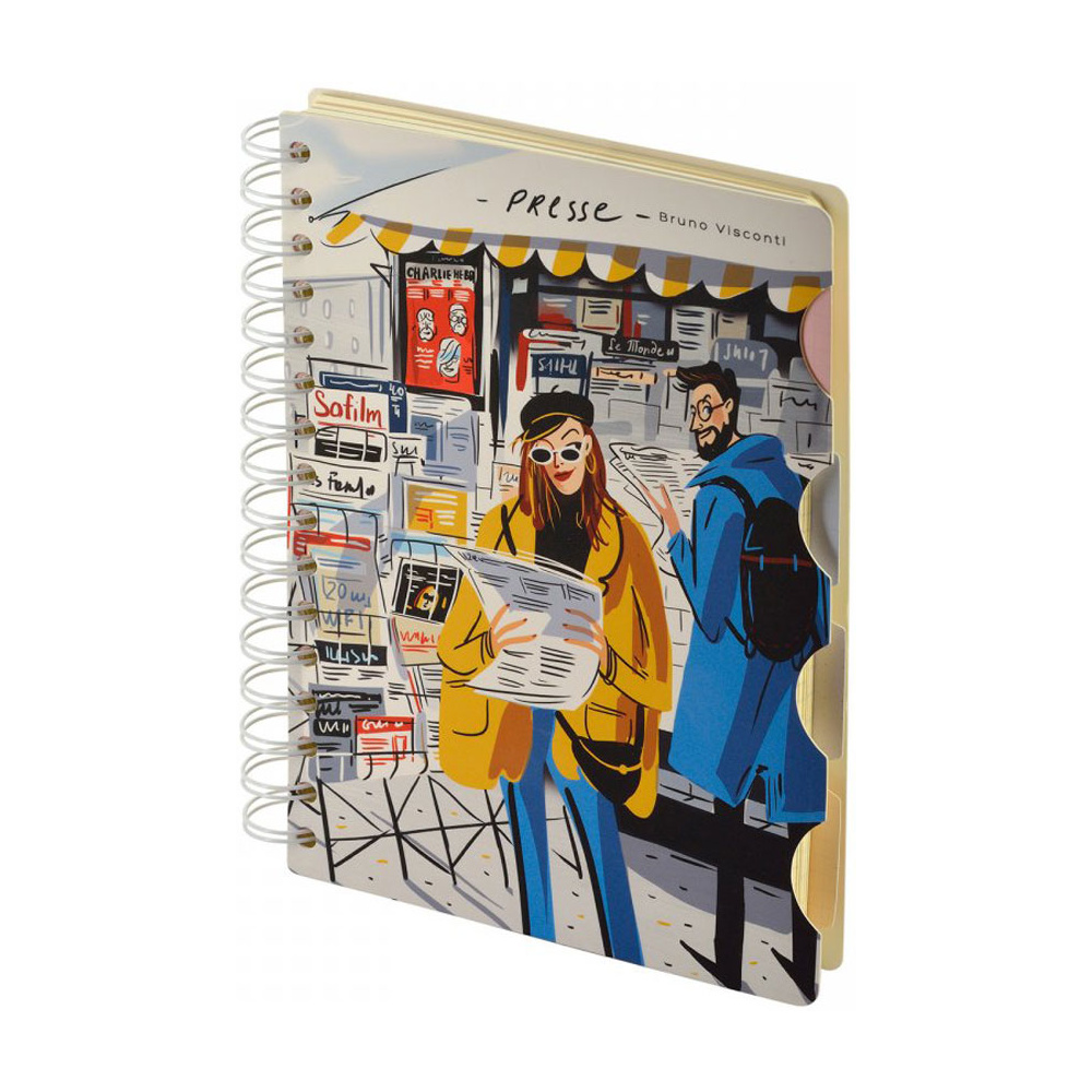 Блокнот "Art Journal", A5, 120 листов, клетка, линейка, точка, ассорти - 7