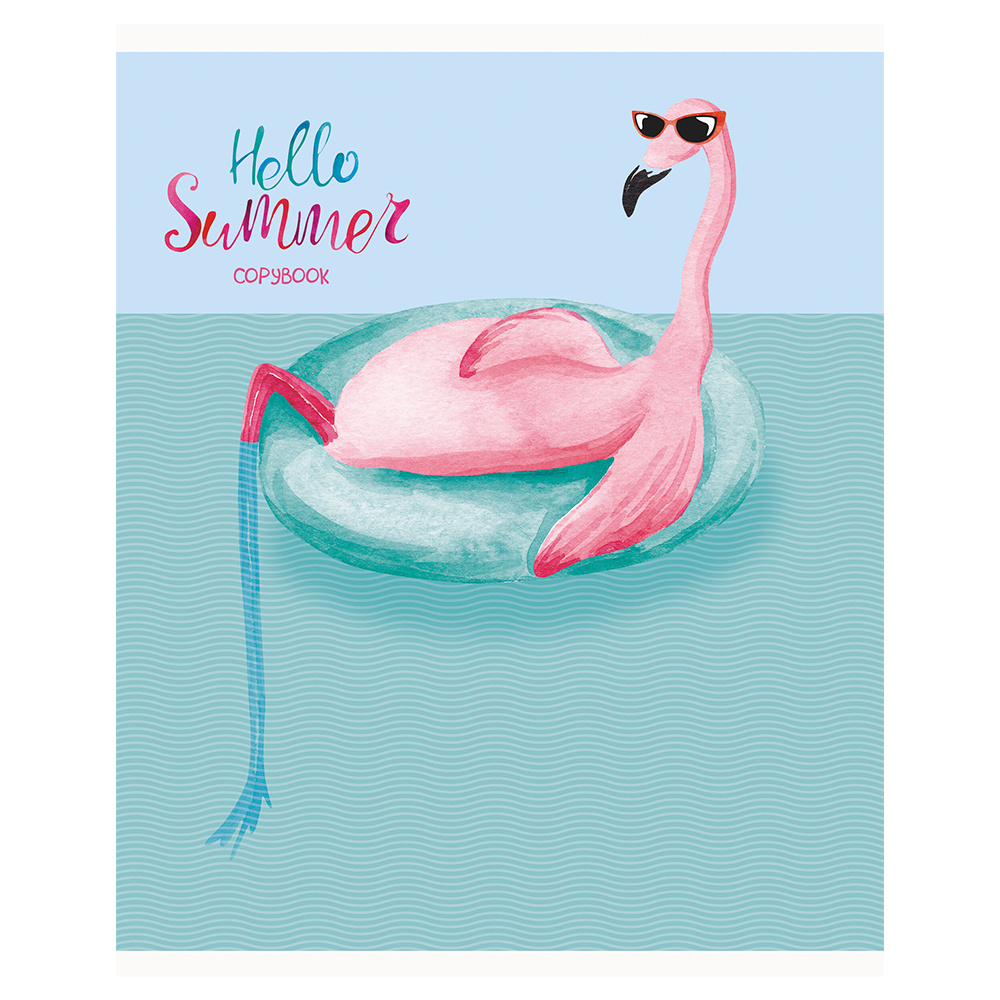Тетрадь "Hello summer", А5, 48 листов, клетка, ассорти - 5