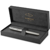 Ручка перьевая Parker "Sonnet Core Stainless Steel CT", F, серебристый, патрон черный - 4