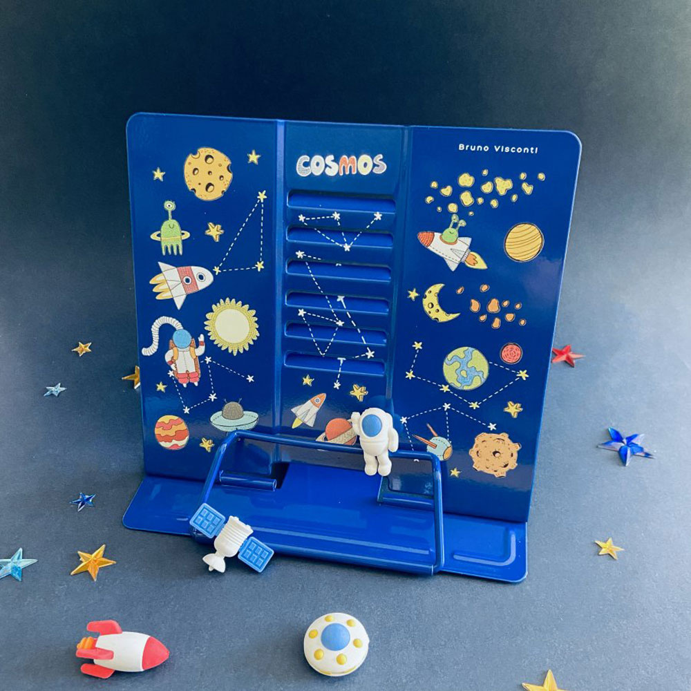 Подставка для книг "Космос", синий - 6