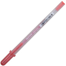 Ручка гелевая "Gelly Roll Metallic", 1.0 мм, прозрачный, стерж. красный