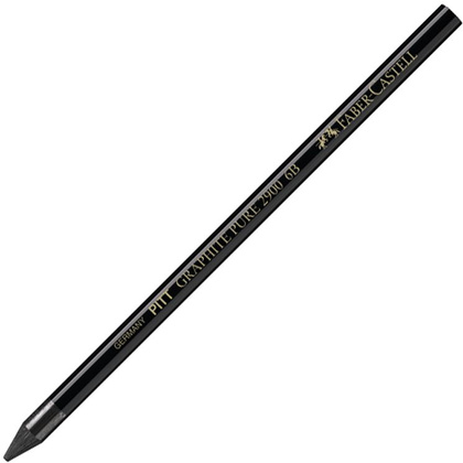 Карандаш цельнографитный PITT "Graphite Pure", 6B