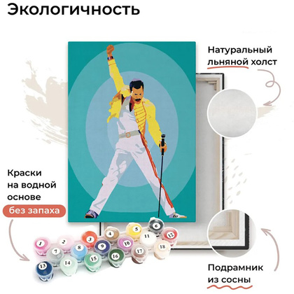 Картина по номерам "Фредди" - 5
