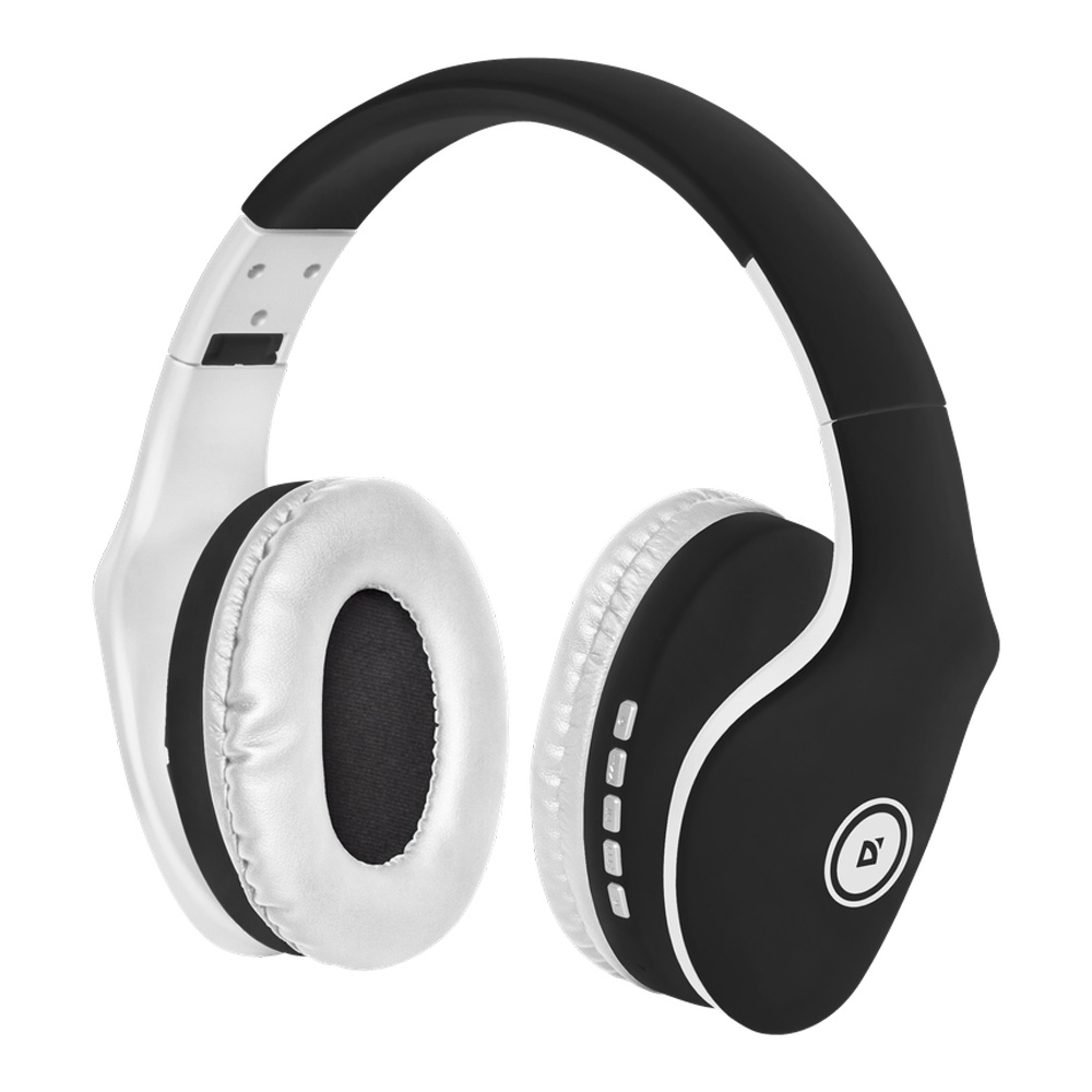 Наушники беспроводные Defender "FreeMotion B525", Bluetooth, черный, белый - 4