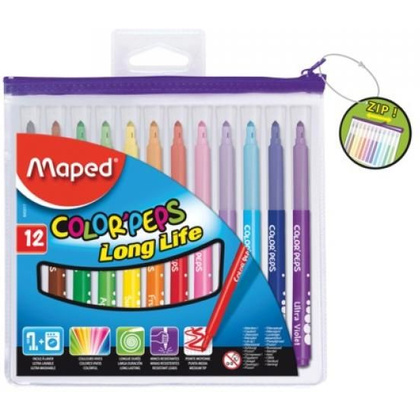 Фломастеры Maped "Color Peps", 12 шт