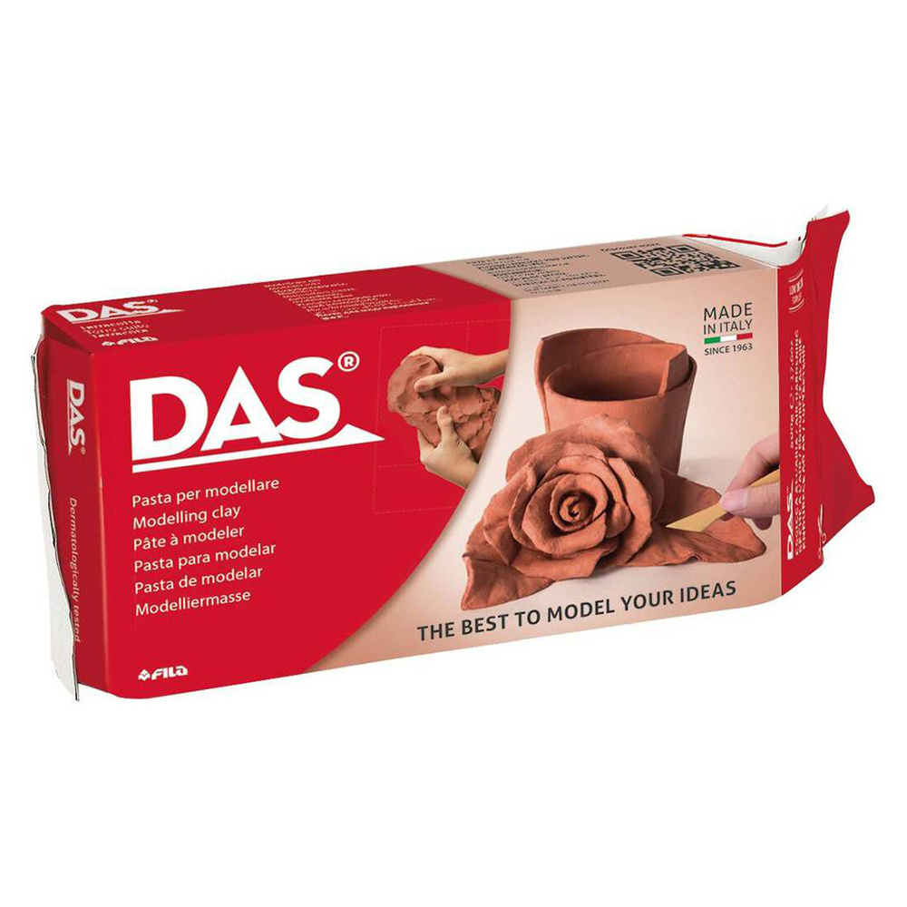 Паста для моделирования "DAS", 1000 г, терракотовый