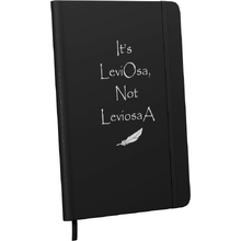 Блокнот "It's LeviOsa, Not LeviosaA", А6, 80 листов, нелинованный, черный
