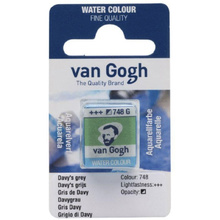 Краски акварельные "Van Gogh", 748 серый океан, кювета