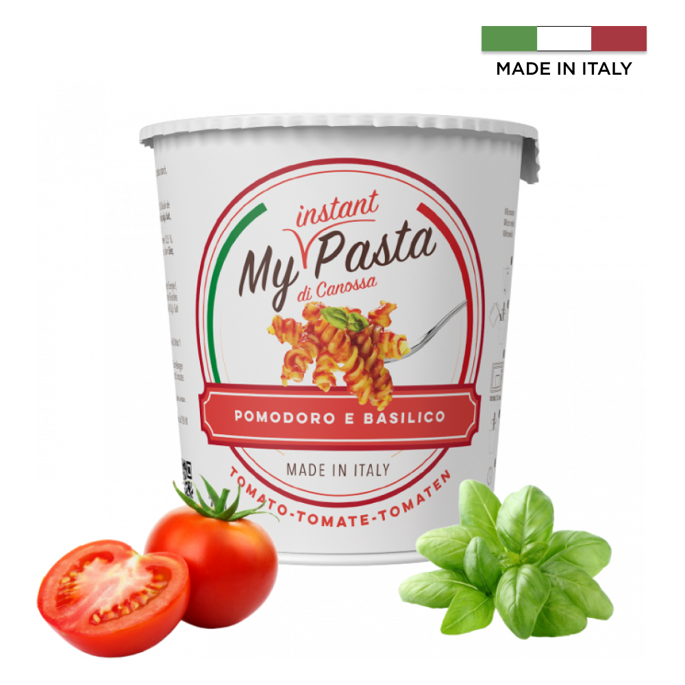 Паста фузилли "My instant pasta" помидор и базилик, 70 г
