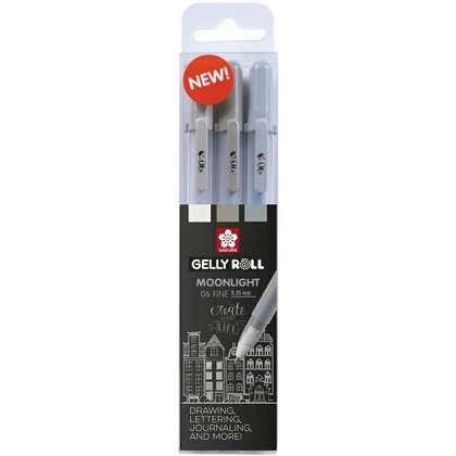 Набор гелевых ручек "Gelly Roll Moonlight Urban", 3 шт., ассорти