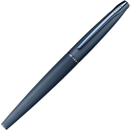 Ручка перьевая "Cross ATX Sandblasted Dark Blue Fountain Pen", M, темно-синий, патрон черный - 3