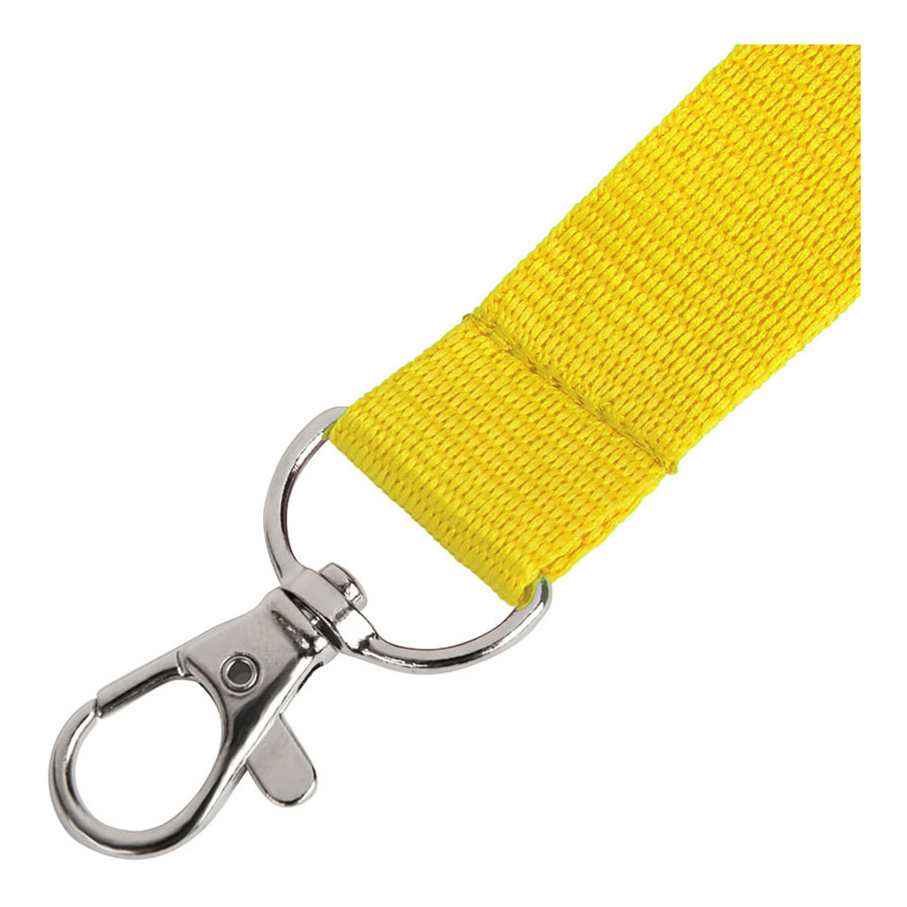 Тесьма с карабином для бейджа "Neck", желтый - 2
