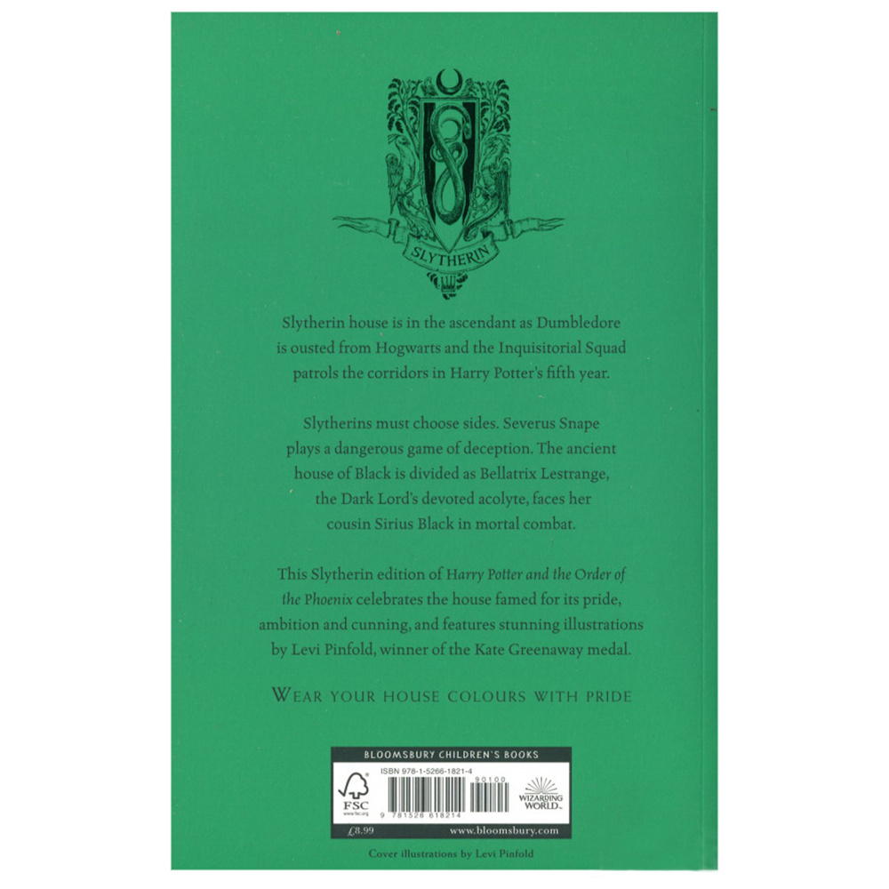 Книга на английском языке "Harry Potter and the Order of the Phoenix - Slytherin ed Pb", Rowling J.K.  - 2