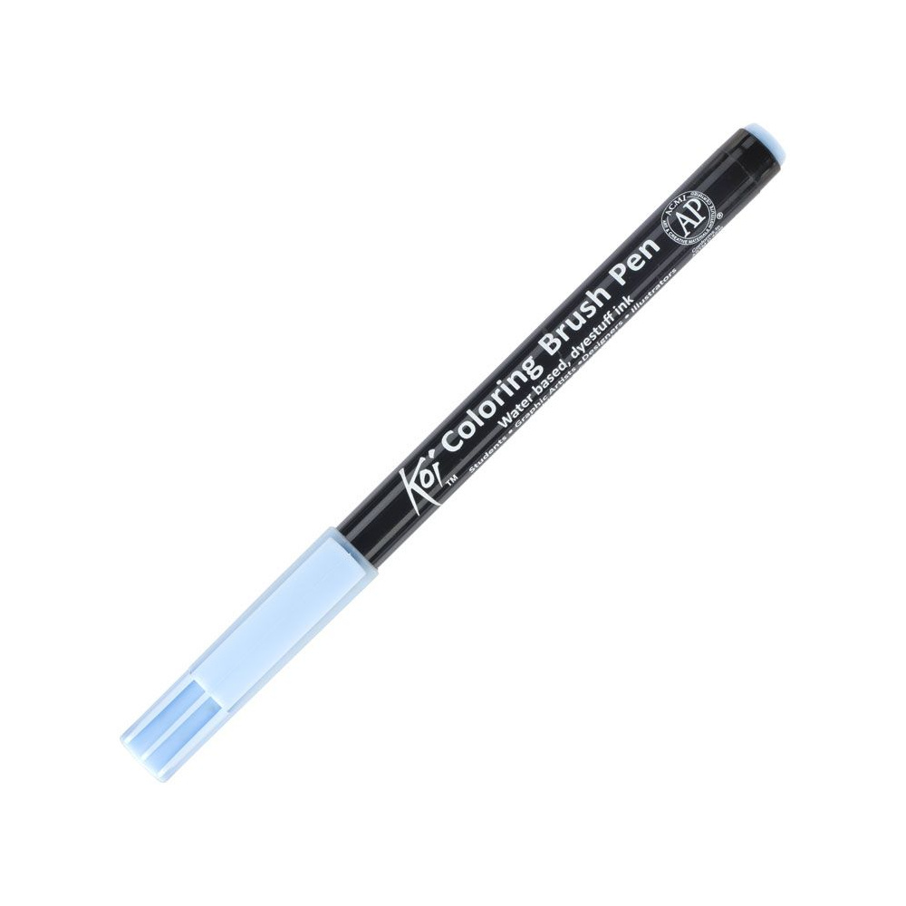 Маркер акварельный "Koi Color Brush", светло-голубой