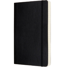 Блокнот "Classic Soft Expended Large", А5, 200 листов, линейка, черный