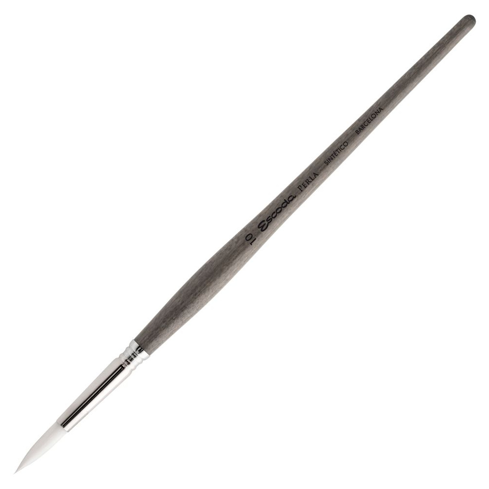 Кисть "Escoda Perla 1430", синтетика белая, круглая, №2