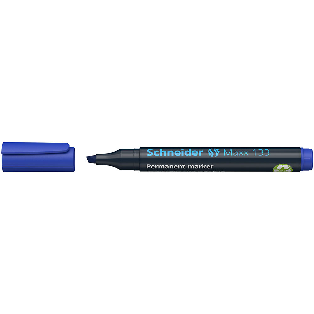 Маркер перманентный "Schneider Maxx 133", синий - 4
