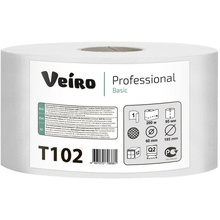 Бумага туалетная "Veiro Professional Basic", 1 слой, 200 м