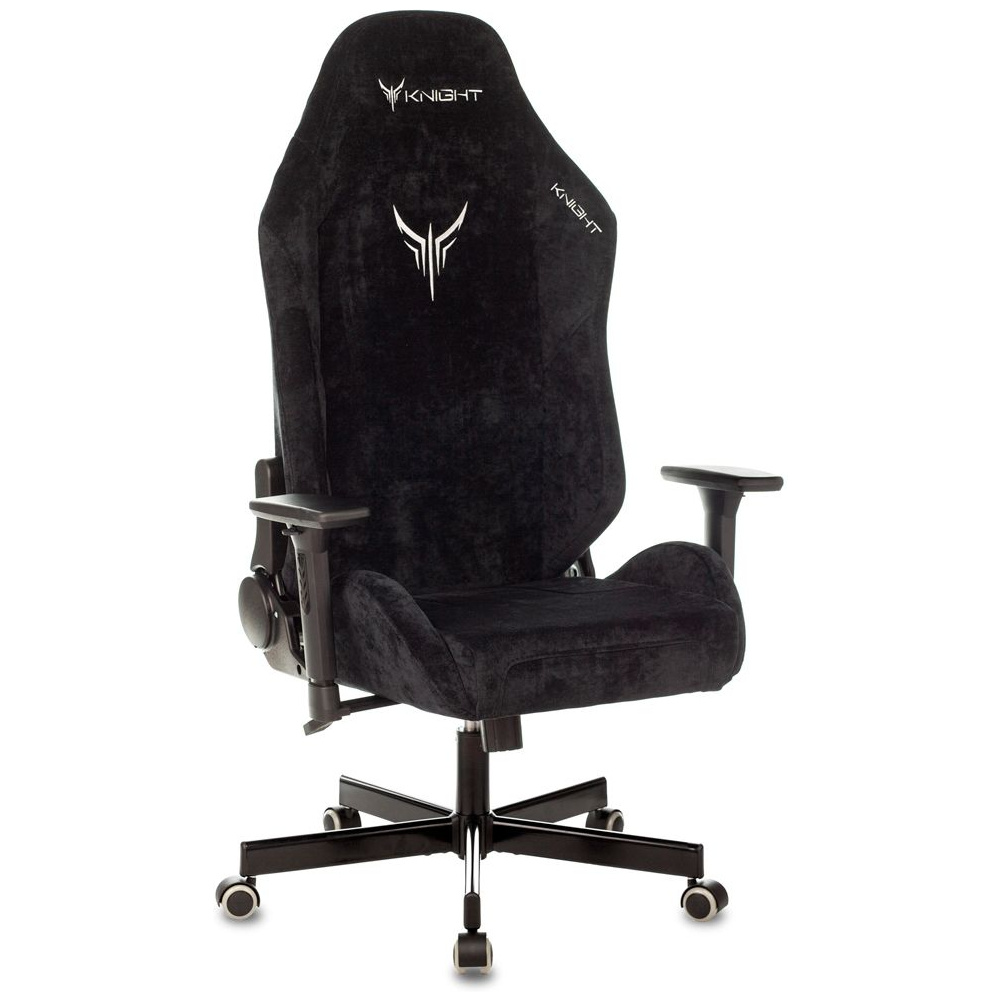 Кресло игровое Бюрократ Knight N1 Fabric, ткань, черный - 6