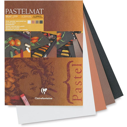 Блок бумаги "Pastelmat", 24x30 см, 360 г/м2, 12 листов, 4 цвета - 2