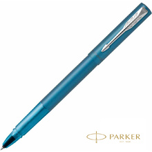 Ручка-роллер Parker "Vector XL", 0.5 мм, бирюзовый, серебристый, стерж. черный
