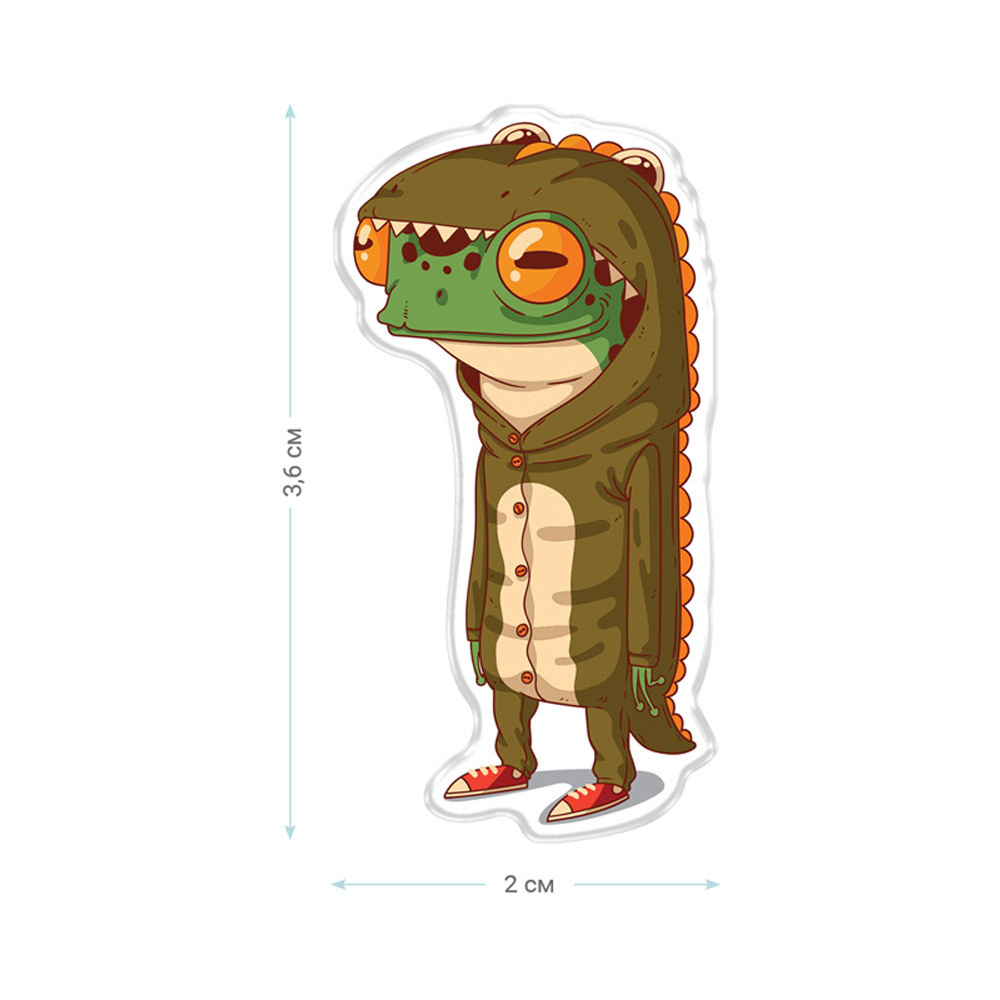 Значок "Frogodile" - 3