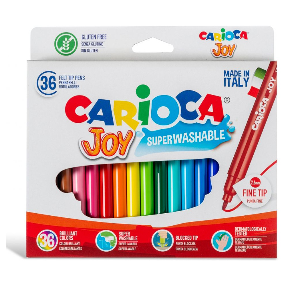 Фломастеры "Carioca Joy", 36 шт