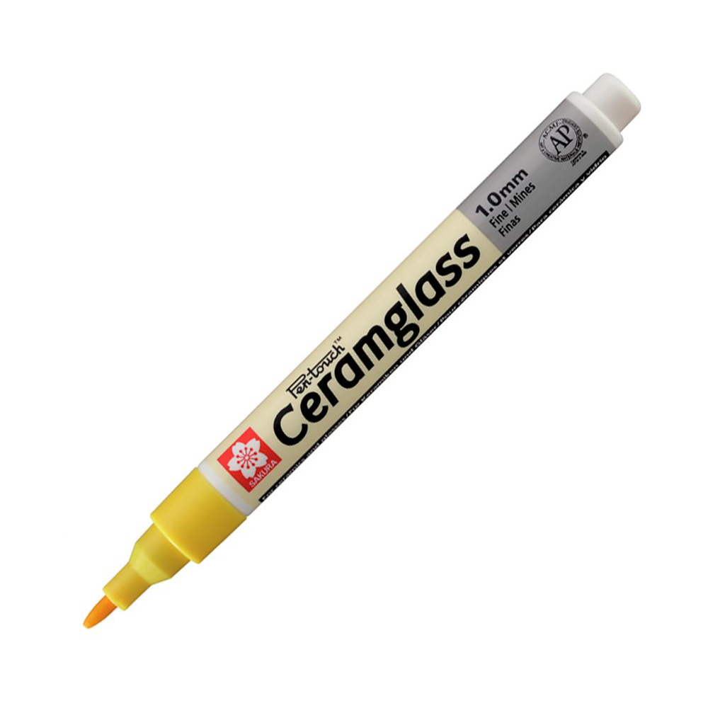Маркер для стекла и керамики "Pen-Touch CeramGlass" Fine, 1 мм, желтый