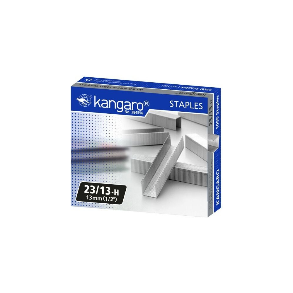 Скобы "Kangaro", 23/15, 1000 шт, металлик - 4