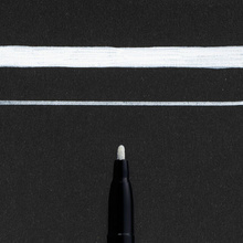 Маркер перманентный "Pen-Touch", F белый