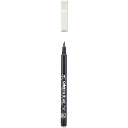 Маркер акварельный "Koi Color Brush", холодный светло-серый - 3