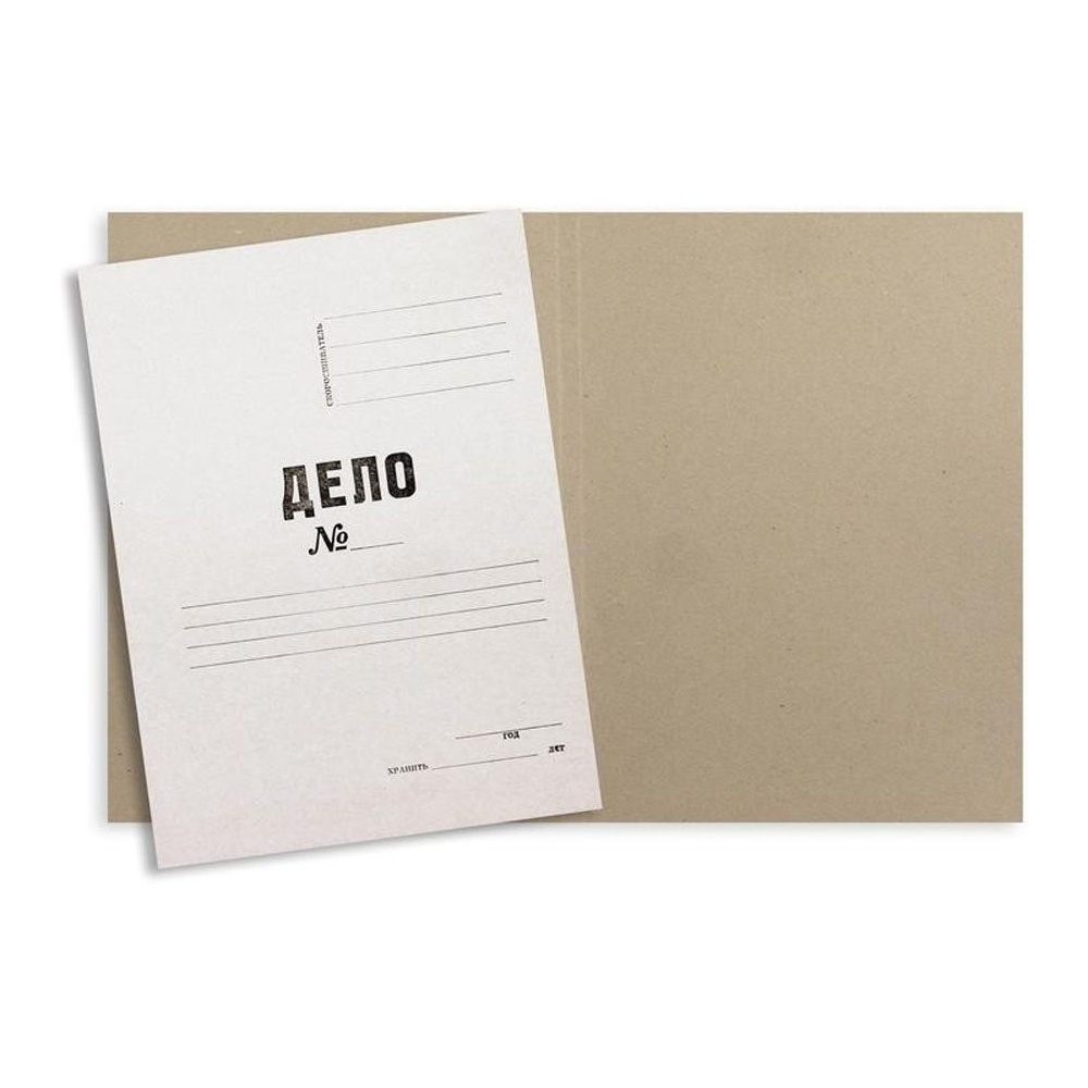 Обложка "Дело" КТ 0.4, белый