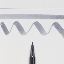 Маркер акварельный "Koi Color Brush", холодный серый