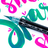 Маркер-кисть "Dual Metallic Brush", черный металлик - 4